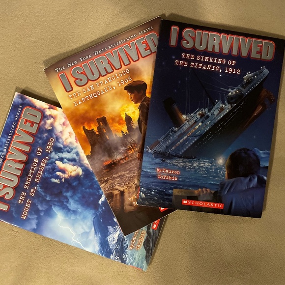 New Set of 3 "I Survived" Paperback Books - Picture 1 of 13